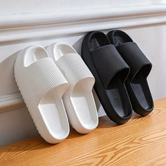 Men's Non Slip Platform Slides Comfortable Pillowy Slides