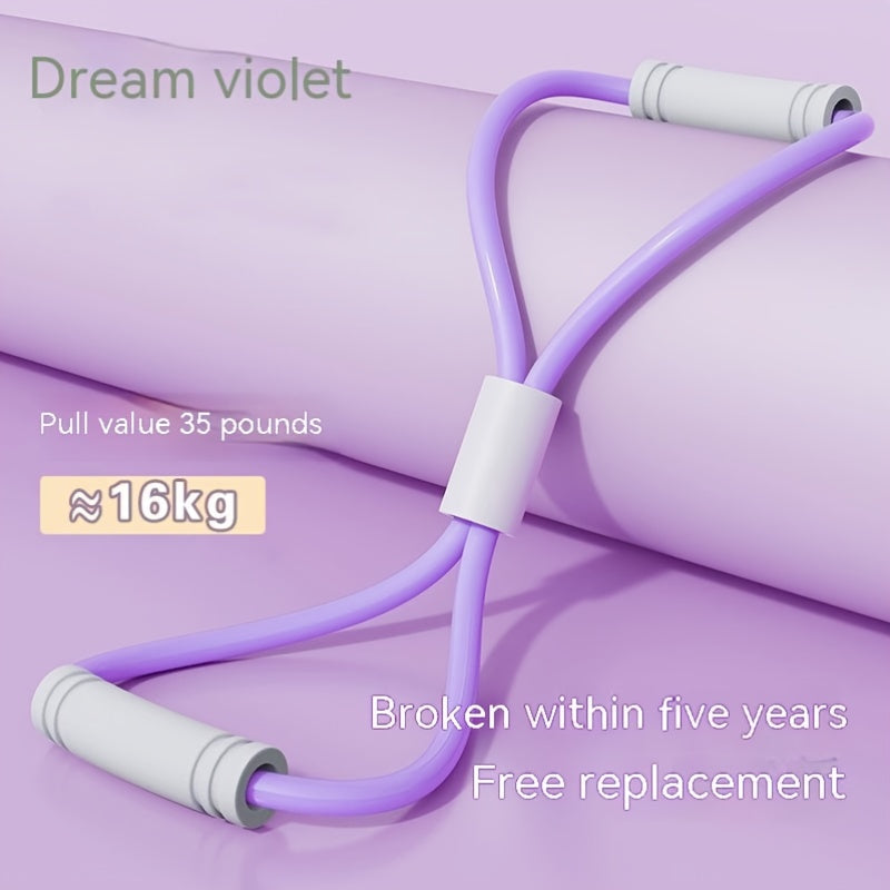 Fitness 8-shaped Tension Rope Elastic Resistance Belt Yoga Equipment