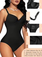 Push Up Tummy Control Body Shaper Bodysuit