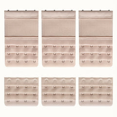 6pcs Bra Strap Extenders Adjustable Bra Band Buckle Women's Accessories