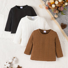 Knitted Bottoming Sweatshirts Set for Newborns