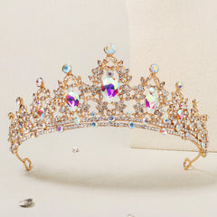 Crystal Wedding Crown Rhinestone Headband Princess Tiara