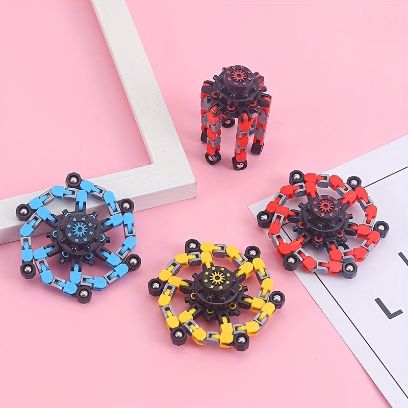 2pcs Fingertip Mechanical Gyroscope Transforming Mecha Toy