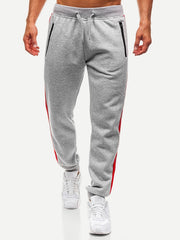 Athletic Joggers Men s Casual Zipper Pocket Slightly Stretch Joggers