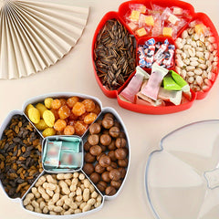 Plastic Food Storage Container Tray with Lid