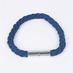 2pcs Plastic Curtain Rope w/ Magnetic Buckle for Home Decor