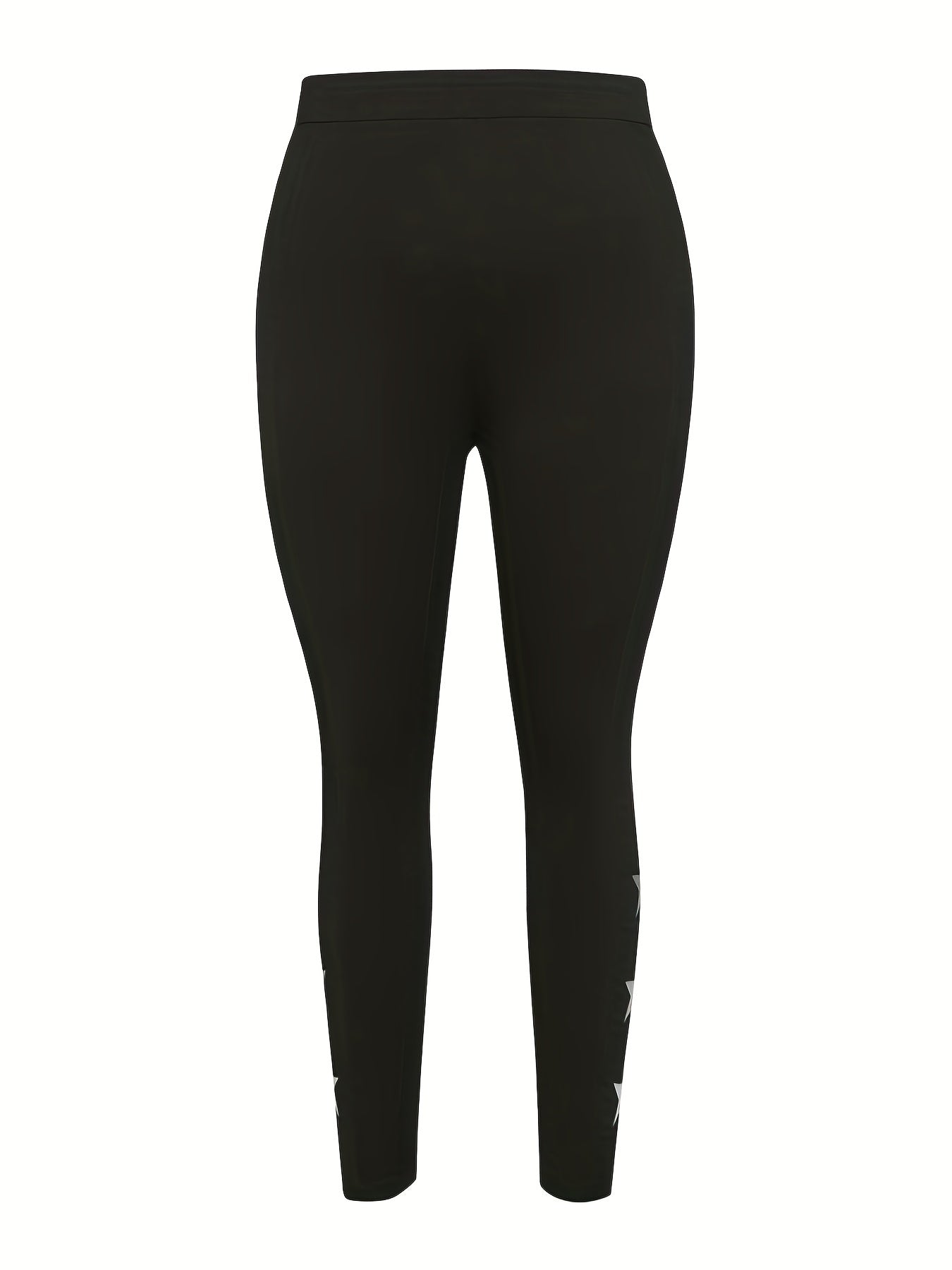 Star Print High Rise Skinny Leggings