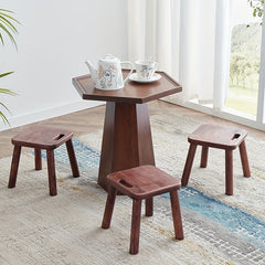 Creative Portable Small Board Stool Solid Wood Children's Shoe Changing Stool