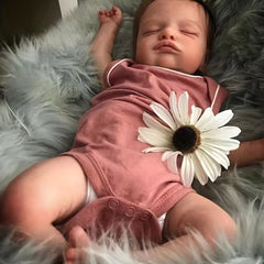 19inch Newborn Baby Rebirth Doll Varicose Veins Implanted Hair