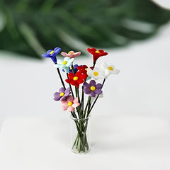 5 Mini Colorful Flowers Resin for Micro Landscapes DIY Jewelry Making