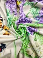 Butterfly & Floral Print Jumpsuit Sleeveless Casual Summer Women's Clothing