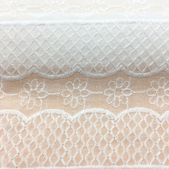 Pure Cotton Embroidery Fabric Three-dimensional Dress Lace Fabric