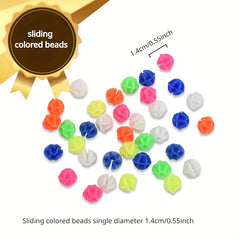 72pcs Bike Colorful Beads Balance Bike Luminous Decoration
