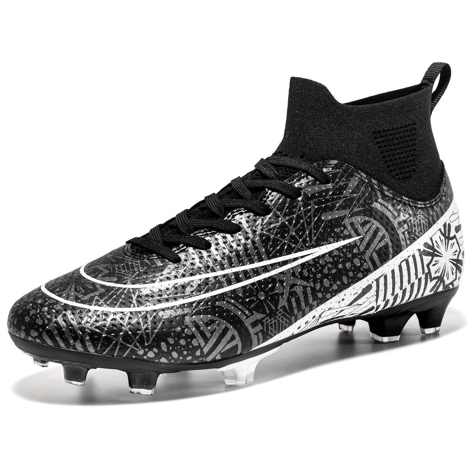 Professional Training Soccer Spikes Cleats Lightweight Non-slip Shoes