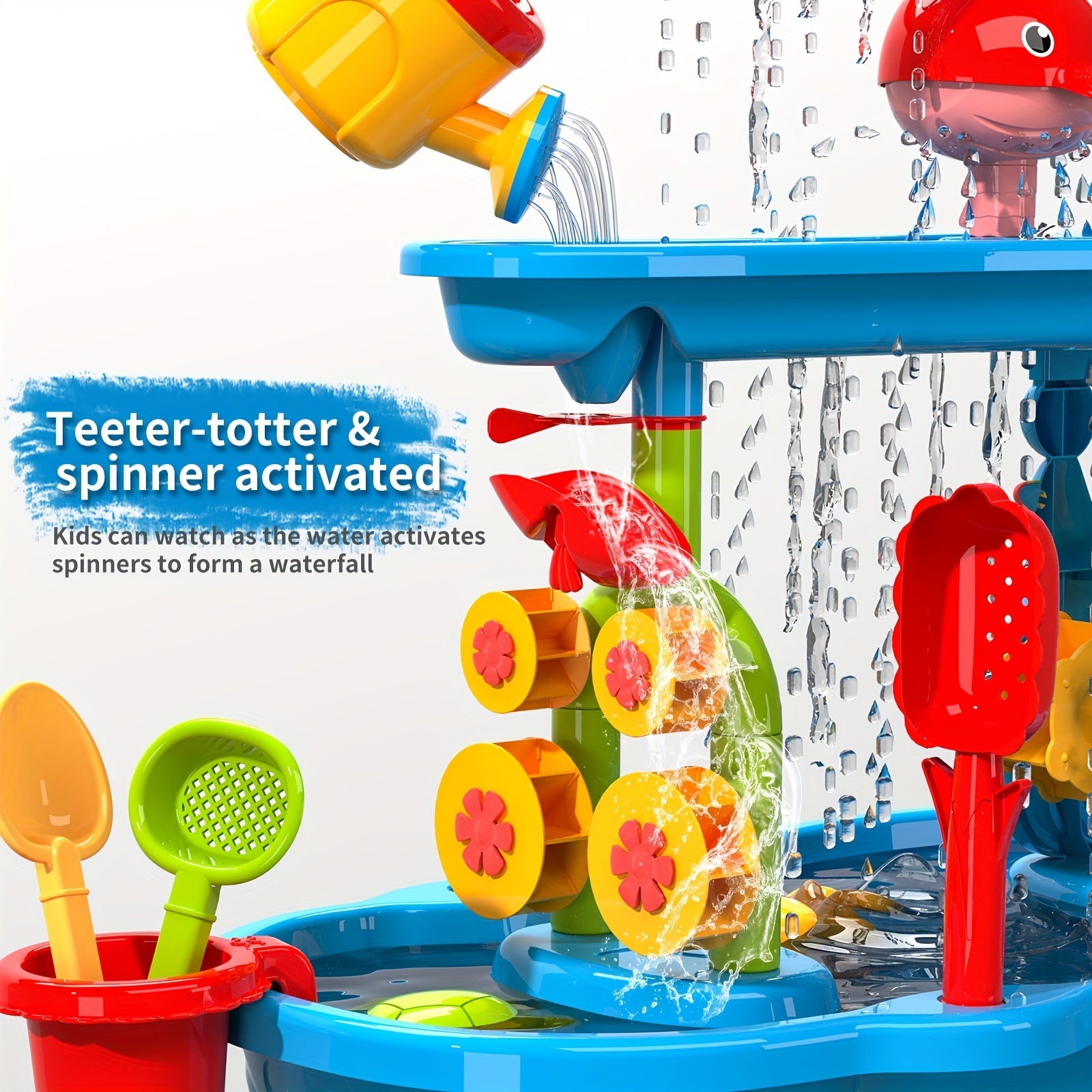 Kids Sand Water Table For Toddlers 3 Tier Sand And Water Play Table Toys