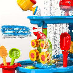 Kids Sand Water Table For Toddlers 3 Tier Sand And Water Play Table Toys