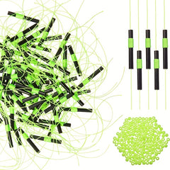 100pcs Luminous Fishing Beads & Bobbers, Night Fishing Gear