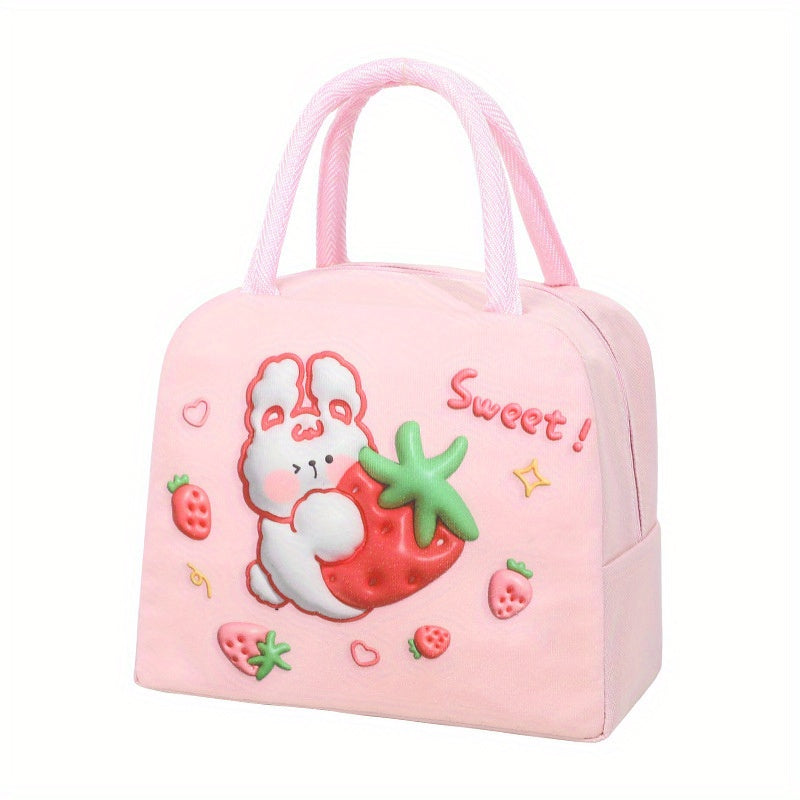 Kids Cartoon Lunch Bag Insulation Portable Aluminum Foil Lunch Bag