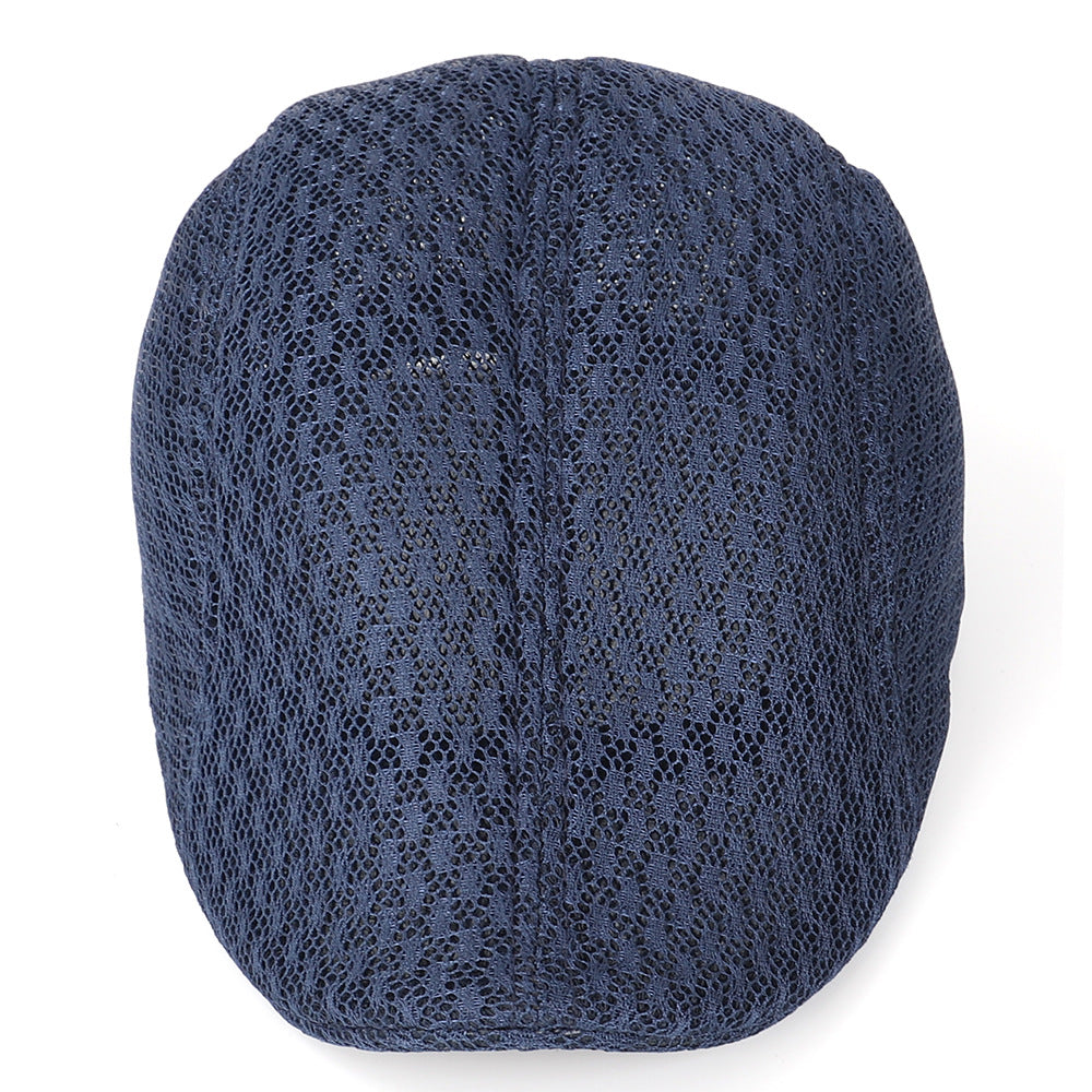 Solid Mesh Beret Cutout Design