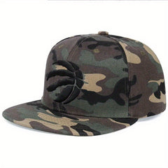 Men's Flat Top Hip hop Hat Adjustable Snapback Hat