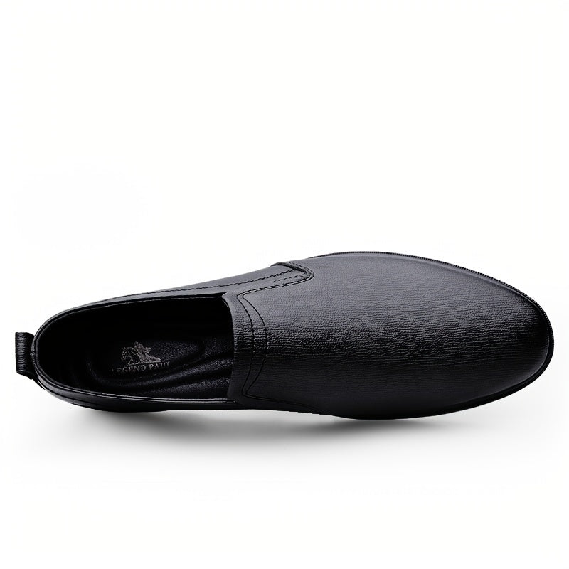 Men Leather Loafer Shoes Slip On Lightweight Dress Shoes