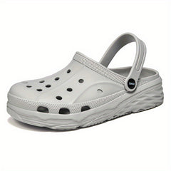 Men's Clog Sandals with Strap Casual Outdoor Walking Shoes
