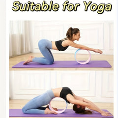 Yoga Fitness Auxiliary Wheel 3D Yoga Wheel for Back & Shoulder Stretching
