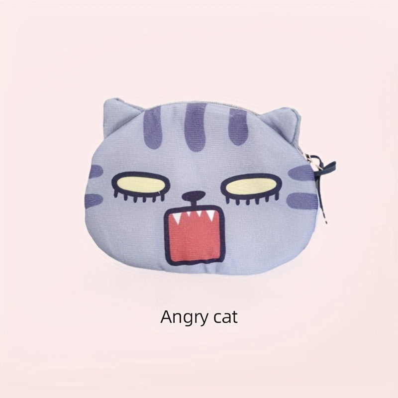 Cartoon Cat Coin Purse Storage Bag for Girls