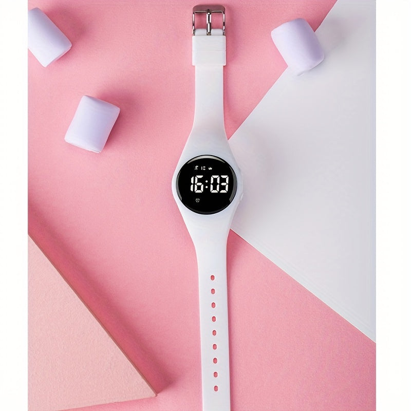 Waterproof Vibrating Alarm Clock Digital Wrist Watch for Kids