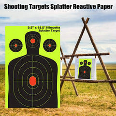 20pcs Reactive Splatter Targets Fluorescent 24 X 36 Self-adhesive