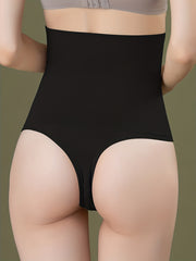 High Waist Shaping Thongs Tummy Control Slimmer Panties