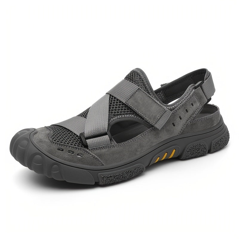 Men Non Slip Sandals Durable Quick Dry Closed Toe Beach Shoes Summer