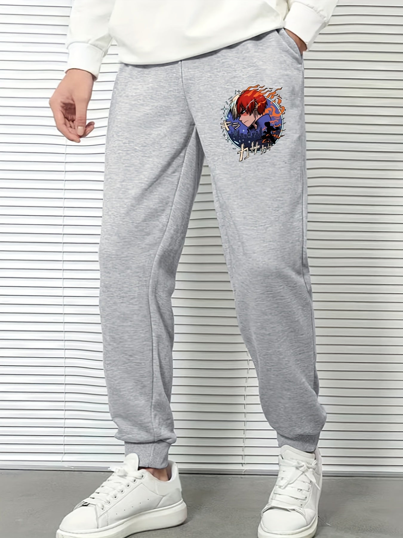 Anime Boy Men's Casual Joggers Pants Spring Summer Autumn Wear