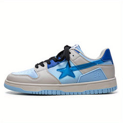 Men's Star Pattern Skate Shoes Non Slip Casual Shoes Youth