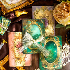 30pcs Retro Dream Flower Theme DIY Collage Material for Diary Decoration