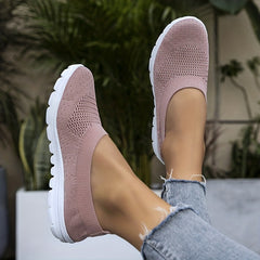 Women's Knitted Sock Sneakers Comfy Slip On Shoes
