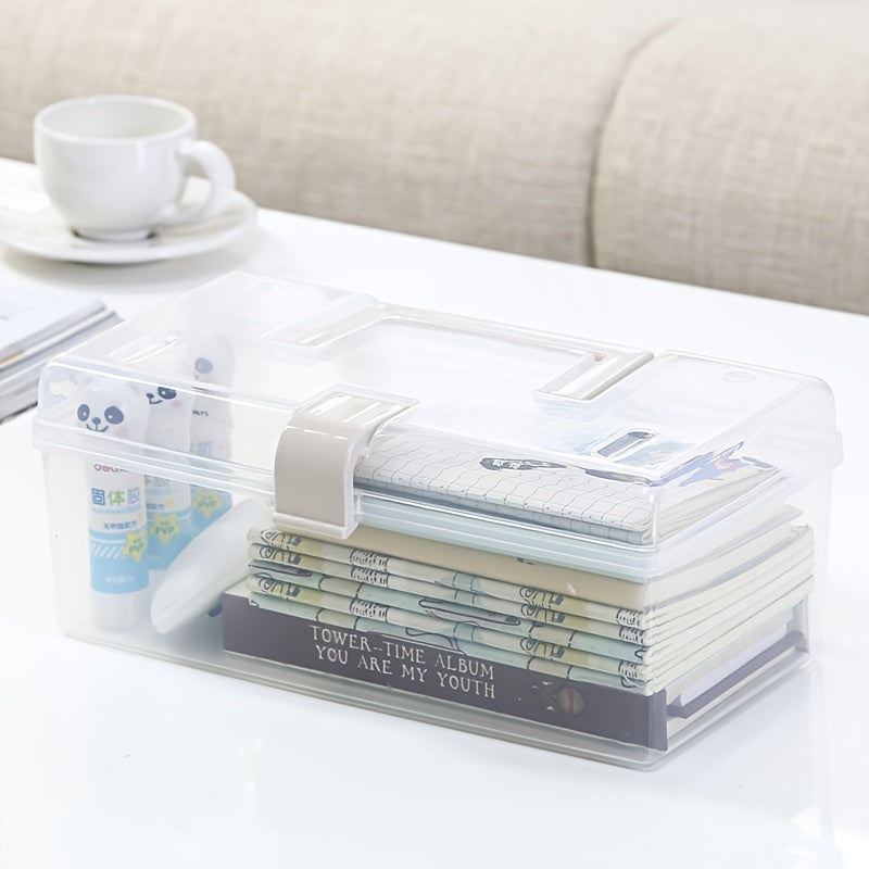 Portable Transparent Sealed Medicine Box Vitamin Storage Box