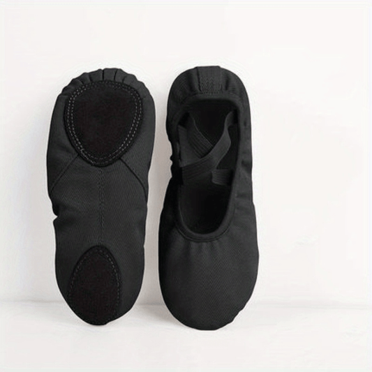 Canvas Ballet Shoes for Girls and Women - Soft Sole