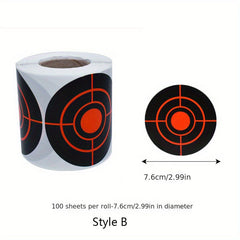 100pcs Fluorescent Splatter Targets for Shooting Fun