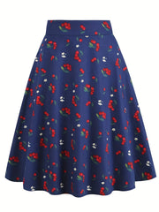 Floral Print Skirt for Spring & Summer Women's Clothing