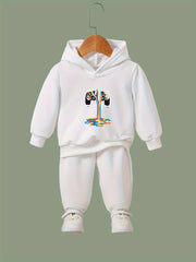 Girls Comfy Breathable Activewear Set For Spring Fall Sports