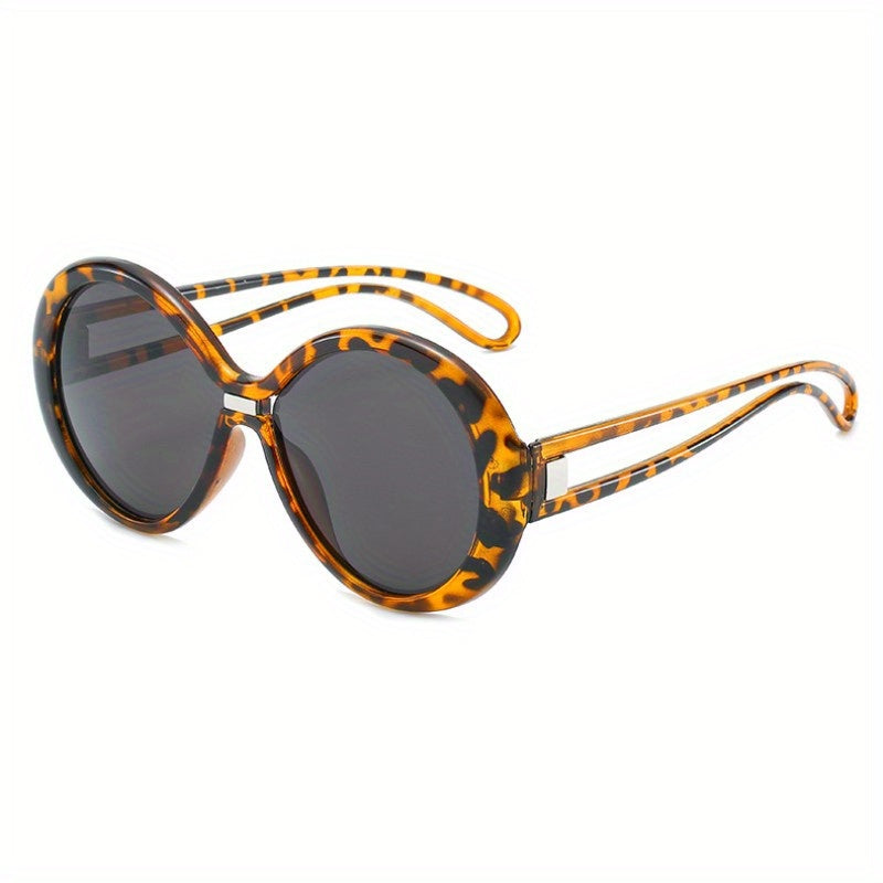 Y2K Round Frame Sunglasses Gradient Lens Glasses UV400