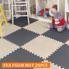 Soft Foam Floor Mat Tiles for Kids Play - BBQ Garden Mat