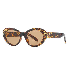 Cat Eye Sunglasses Small Frame Oval Sun Glasses Stylish Gradient Lens Shades