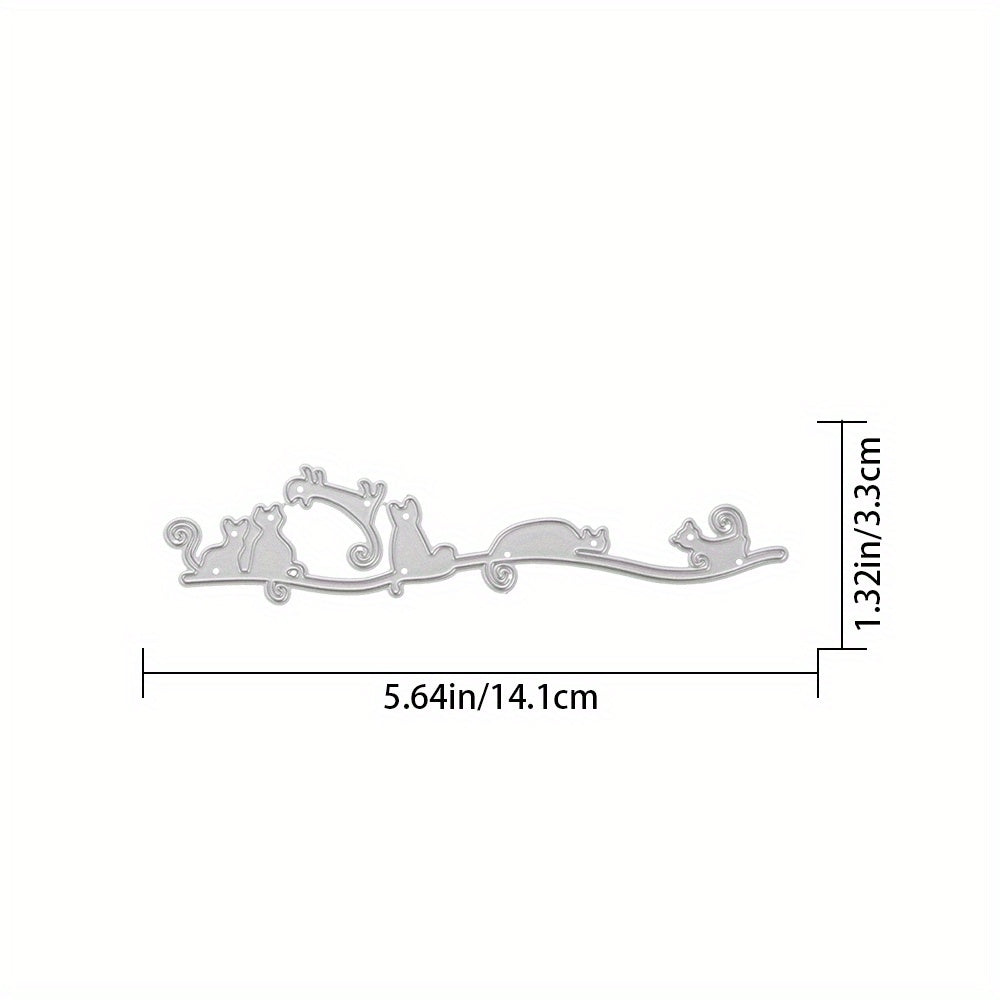 Crafts with Cats Metal Cutting Dies for Card Making Embossing Scrapbooking