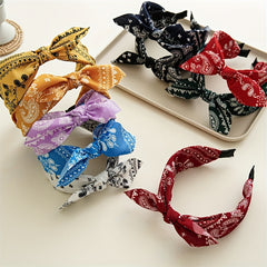 Retro Pattern Hair Hoop Headwear Hair Accessories For Washing Face Makeup