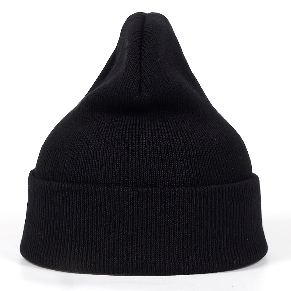 Frog Embroidery Men's Winter Hat