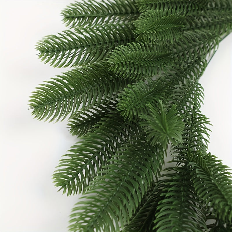 12pcs Artificial Pine Branches for Christmas DIY Home Decoration