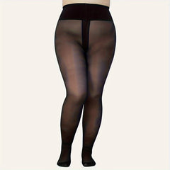 Women's Plus Two Tone Fishnet Pantyhose