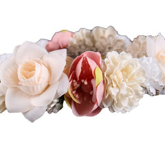 Flower Bridal Headband Hairband Tiara for Women Bride Wedding